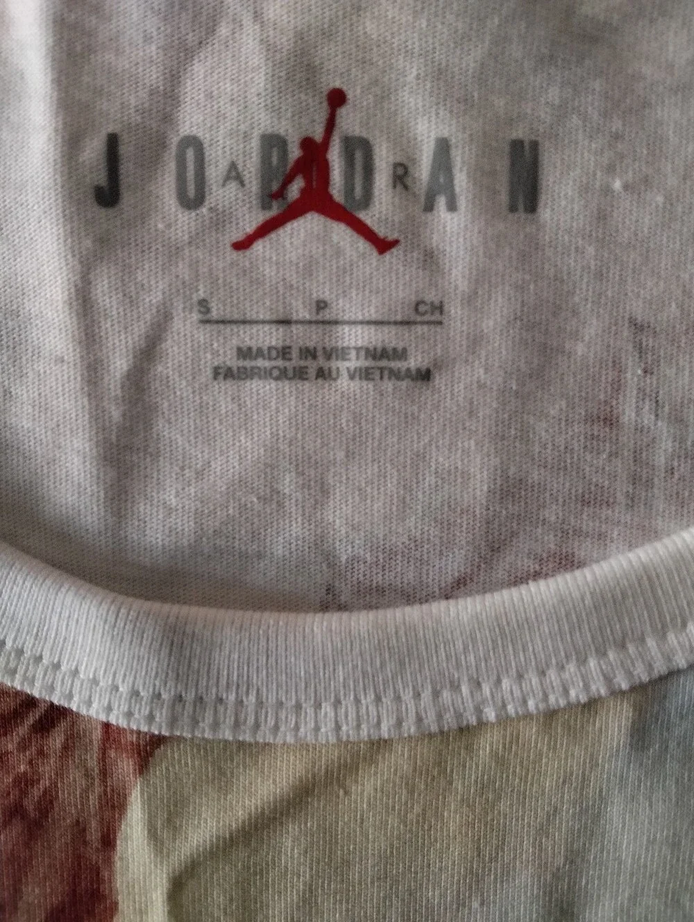 Jordan Jumpman Men's Graphic Tank Top White Multicolor Size Small HJ2403-100 NWT